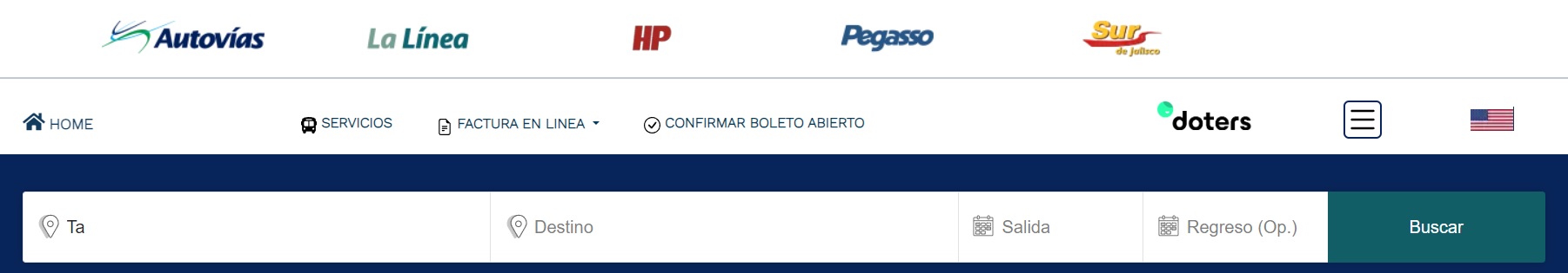 Cómo comprar boletos de Autobuses Herraduras del Plata (HP)?